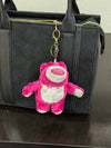 Plushie BAG CHARM- Pink Bear