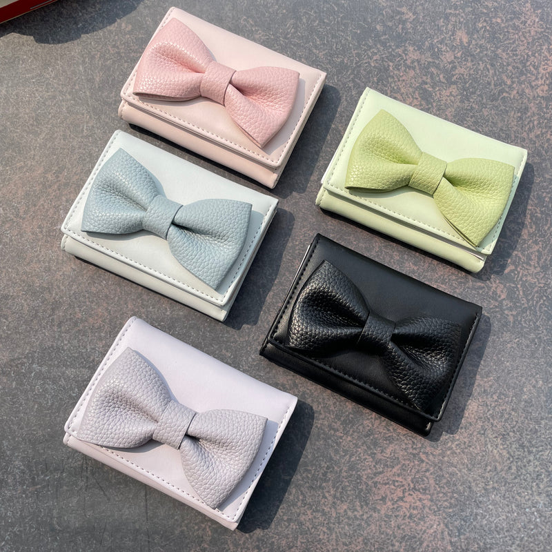 Bow Korean Trifold Wallet
