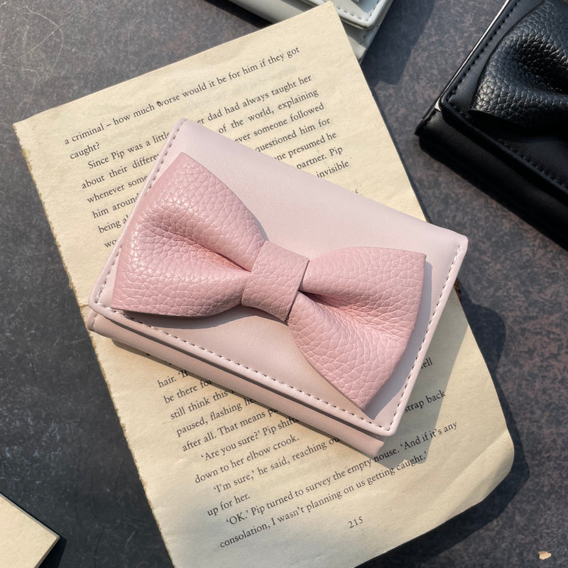 Bow Korean Trifold Wallet