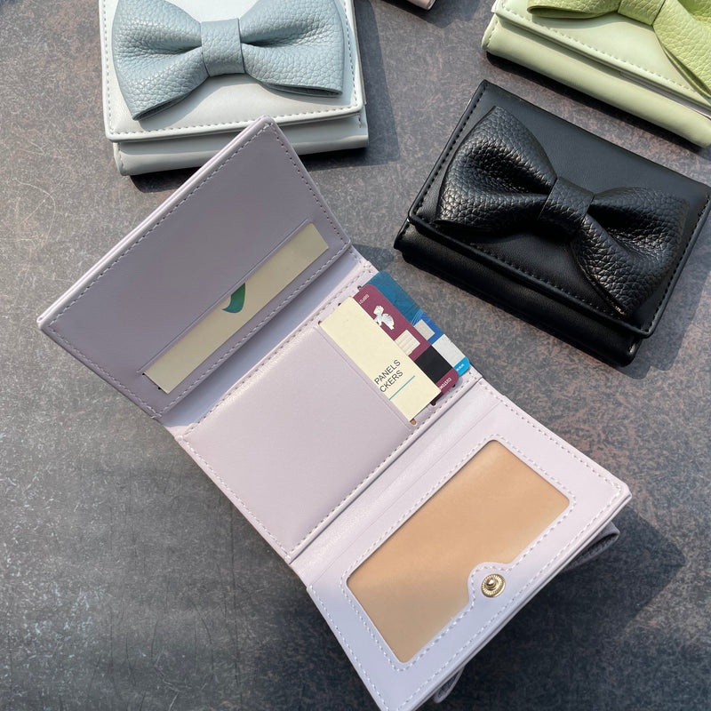 Bow Korean Trifold Wallet