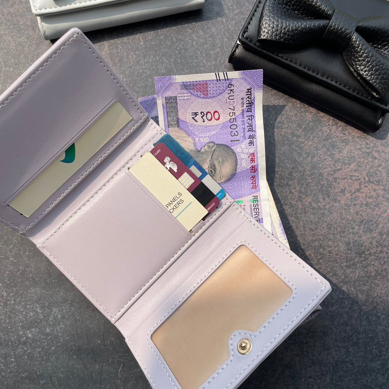 Bow Korean Trifold Wallet