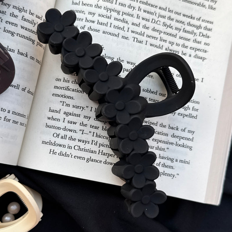 Large Flower Claw Clip