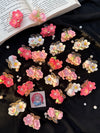 Mini flower claw clip