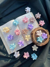 Mini Matte Flower Claw Clip
