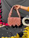 AFREEN Handwork Flap Bag - BLUSH PINK