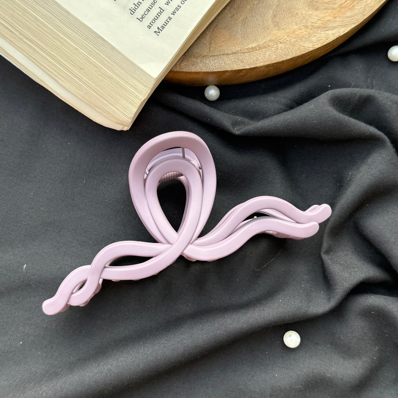 Large Aesthetic Zigzag Claw Clip