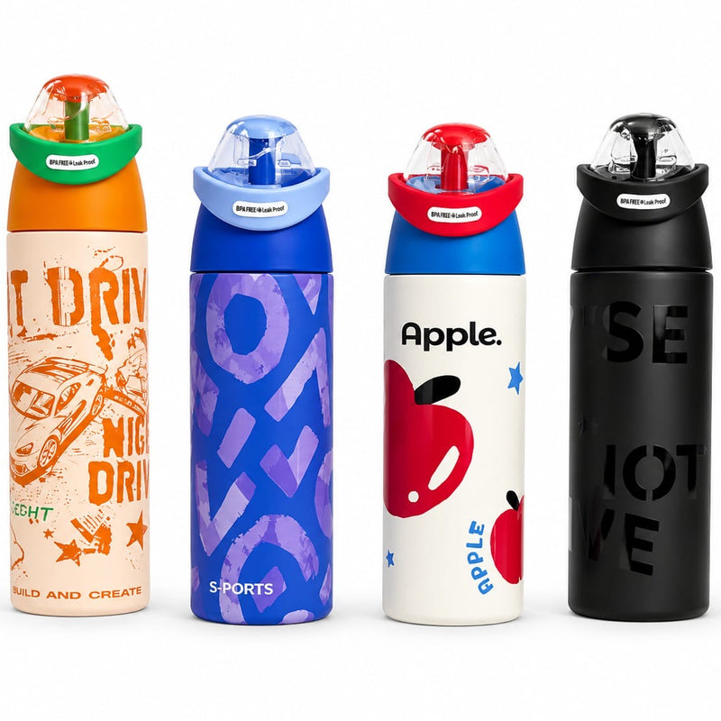 Luxury Textured Dual Sip Bottle