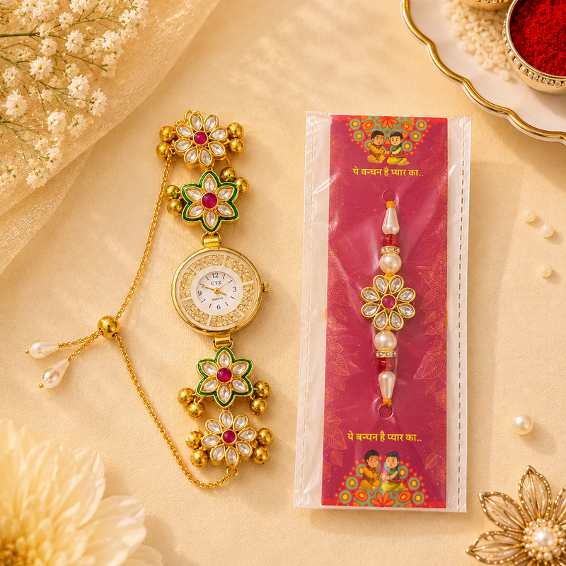 Bhai Bhabhi Combo Rakhi Set