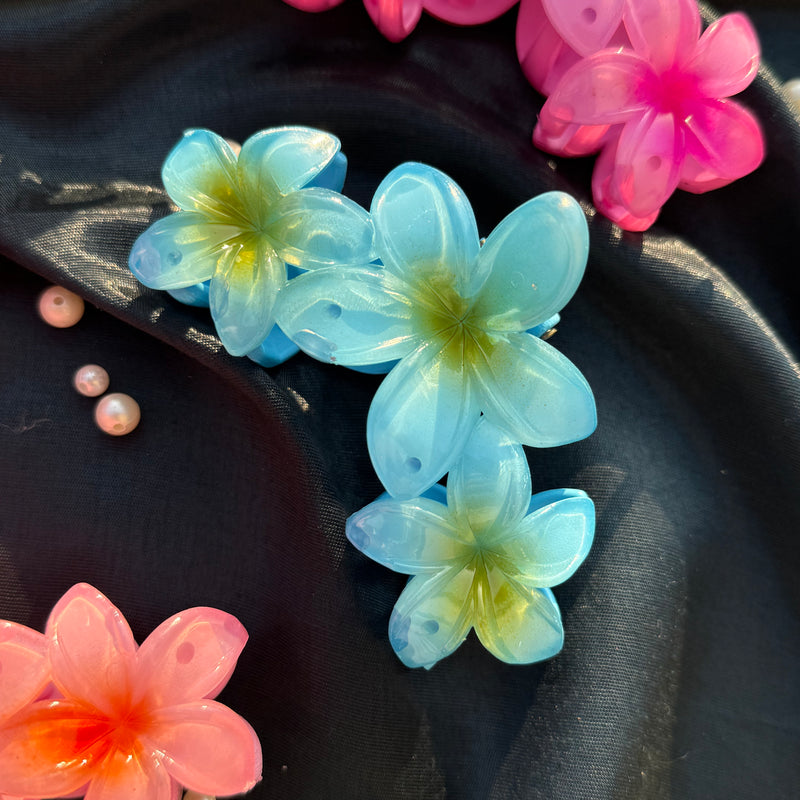 VIRAL Large Triflower Claw Clip