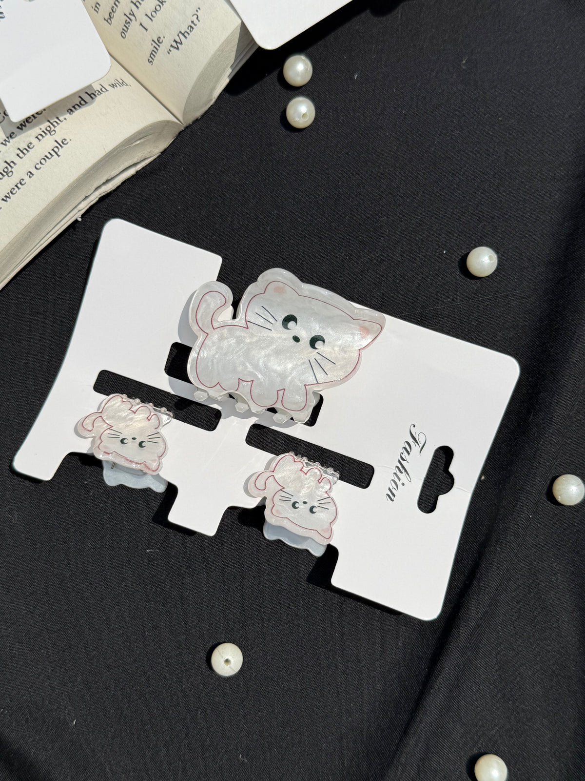Three set Acrylic Claw Clip