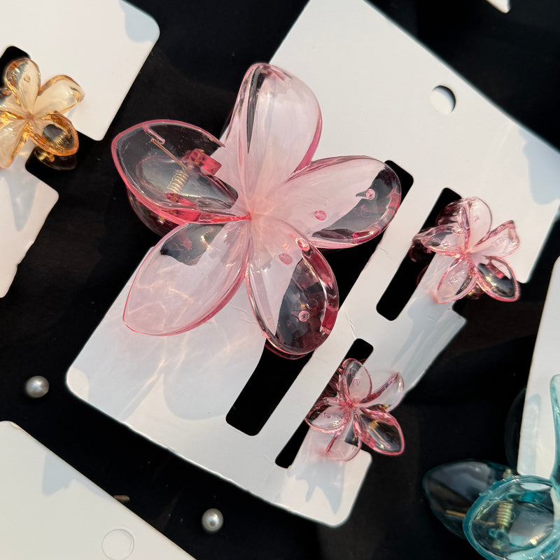 Flower Claw Clip Set