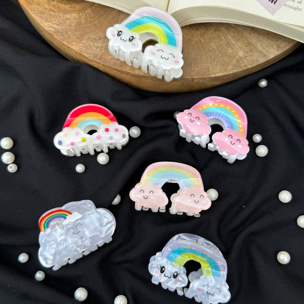 Rainbow  Acrylic Claw Clip