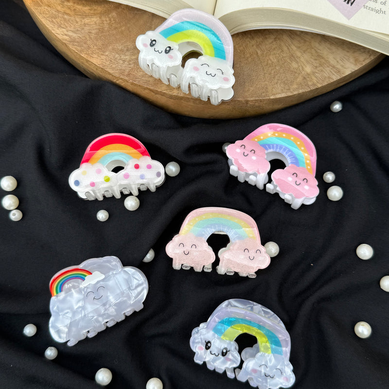 Rainbow  Acrylic Claw Clip