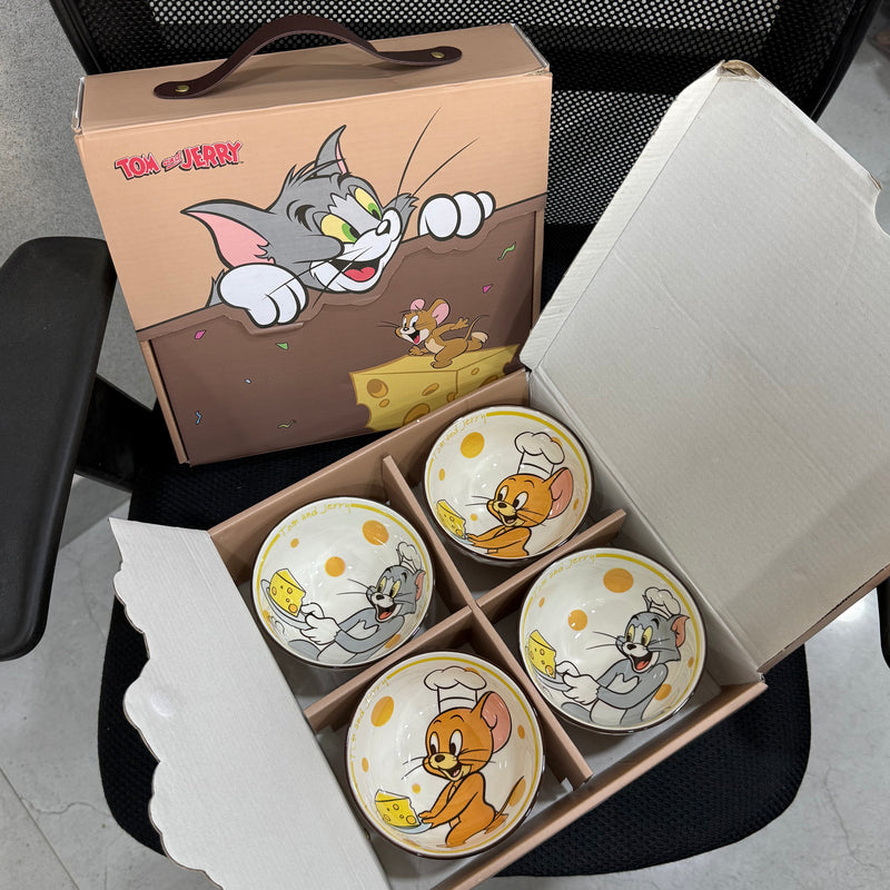 Premium 4 Pcs Ceramic Bowl Set