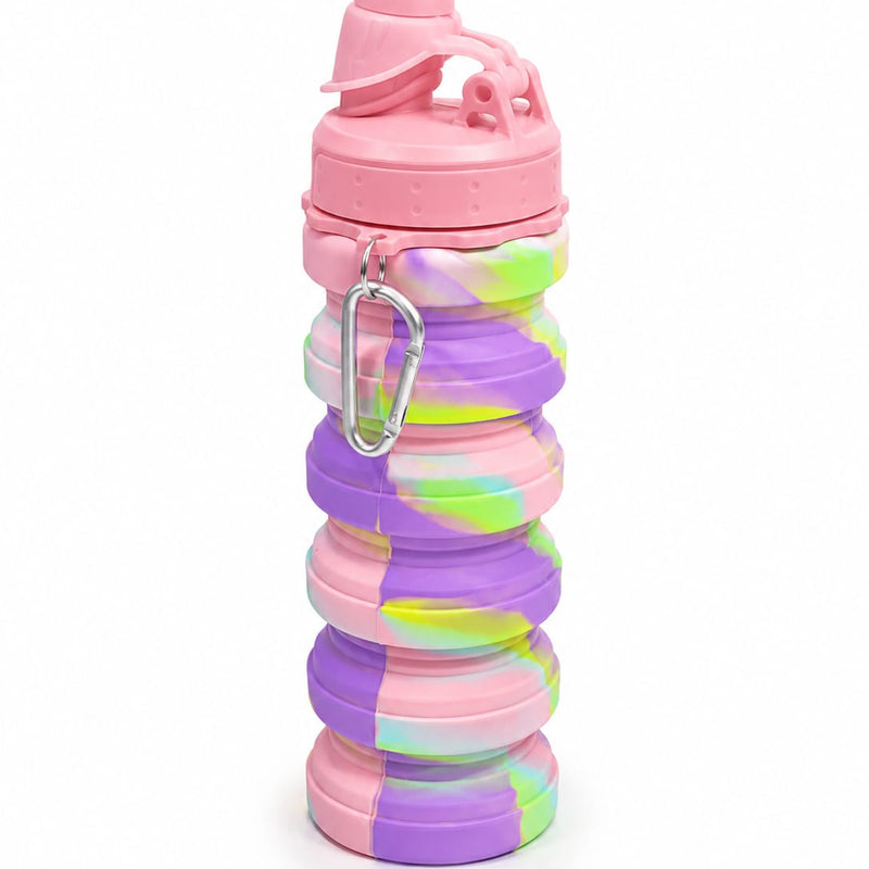 Collapsible Silicone 500 ML Bottle