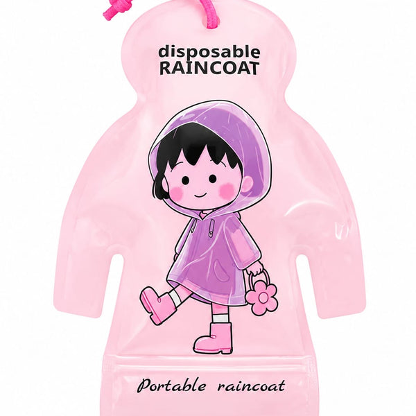 Portable Raincoat Bagcharm