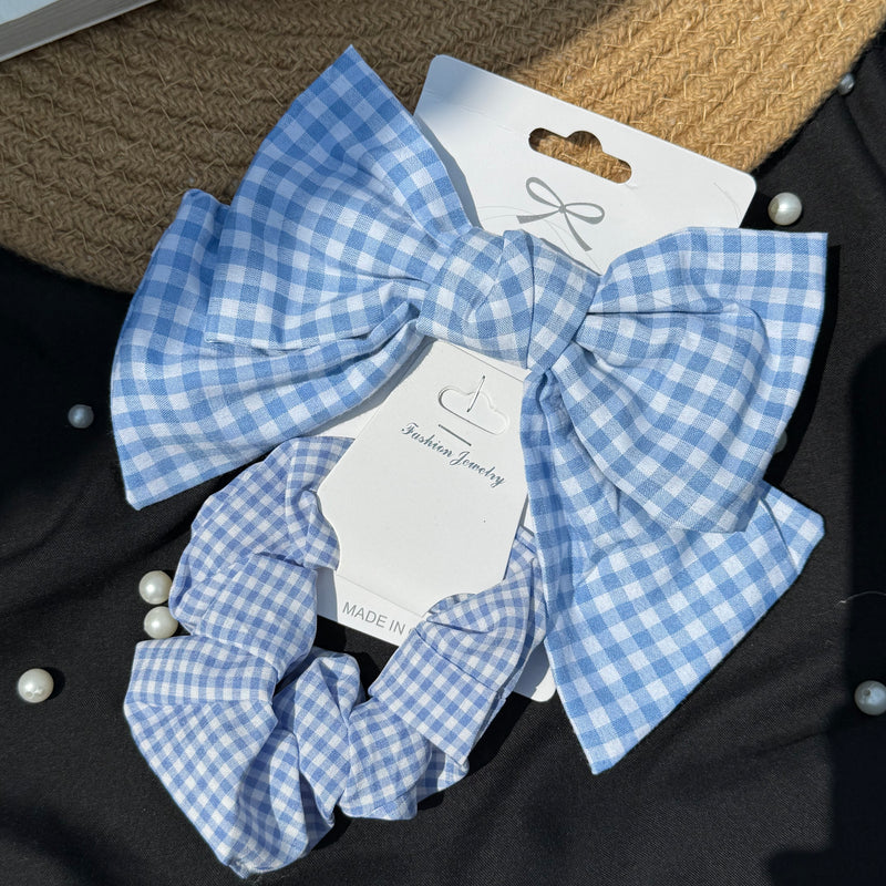 Combo Set- Bow and Scrunchie