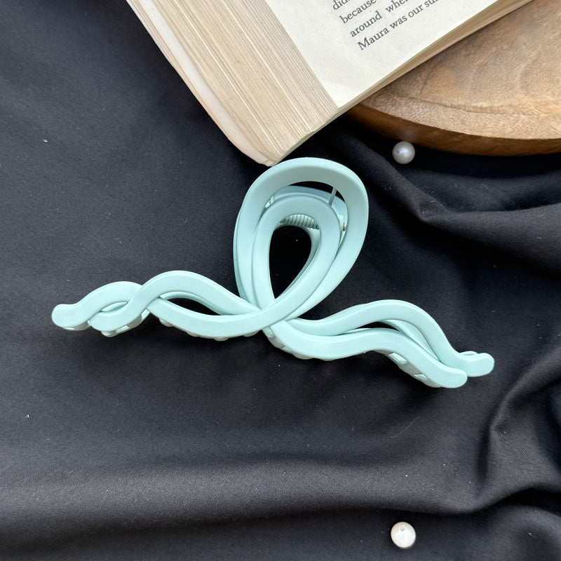 Large Aesthetic Zigzag Claw Clip