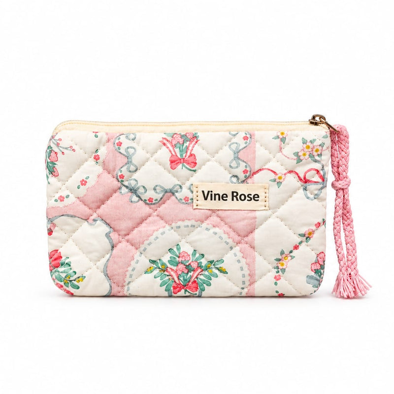 Mini Quilted Multipurpose Pouch