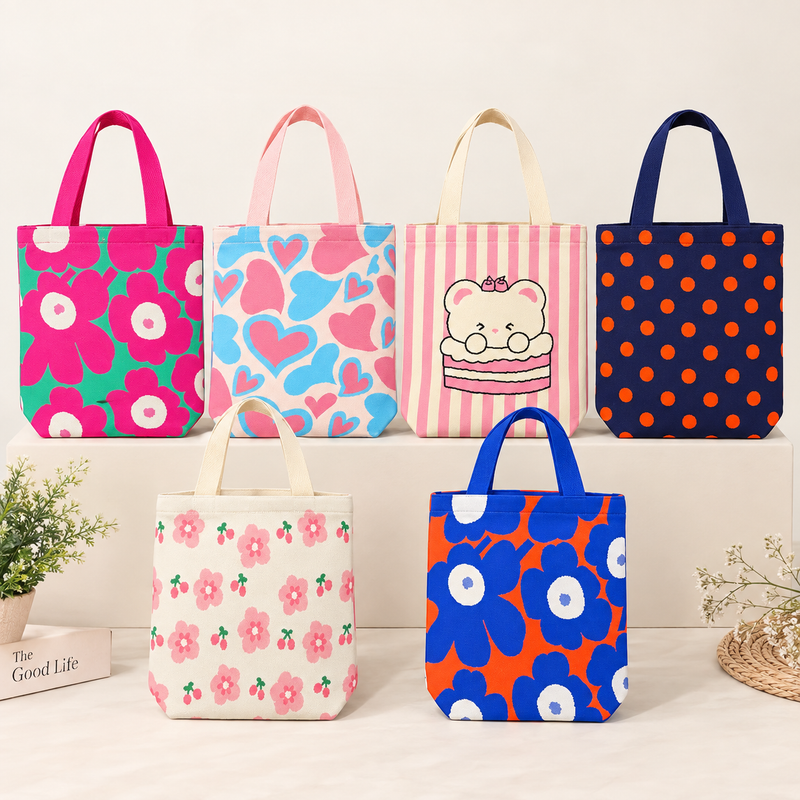 Everyday Korean Medium Tote Bags
