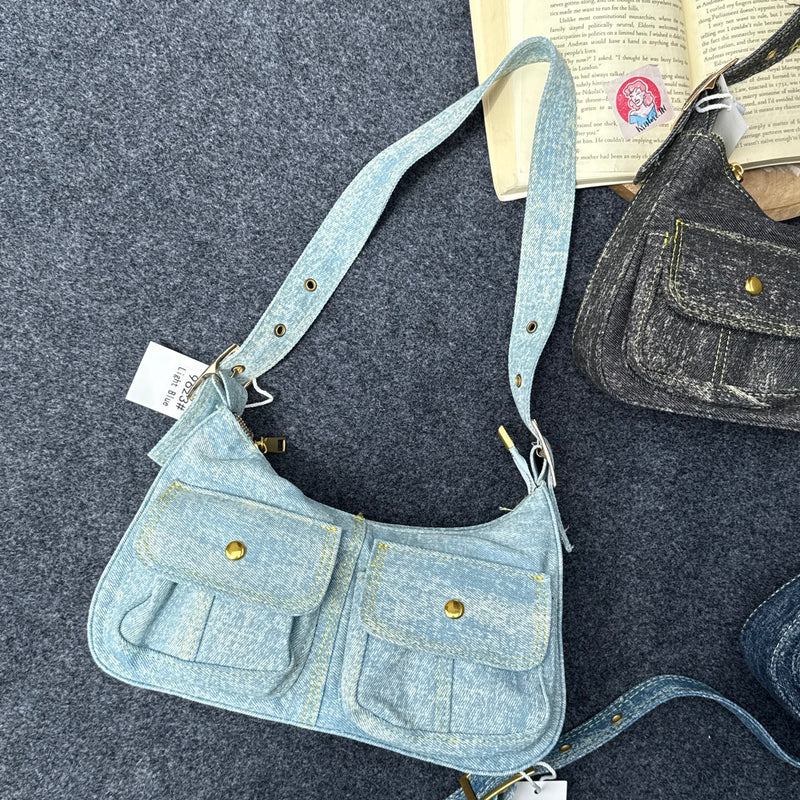 Denim Premium Shoulder Bags
