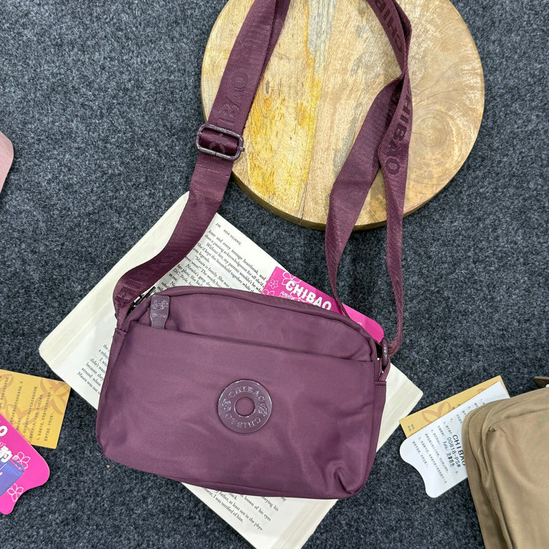 Two Compartment Spacious Crossbody Bag