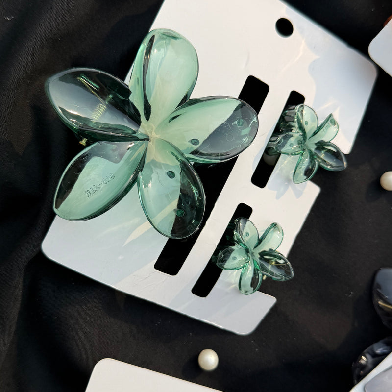 Flower Claw Clip Set