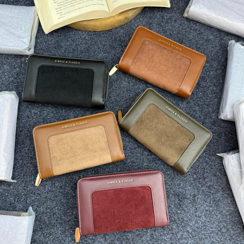 Suede Medium Wallets