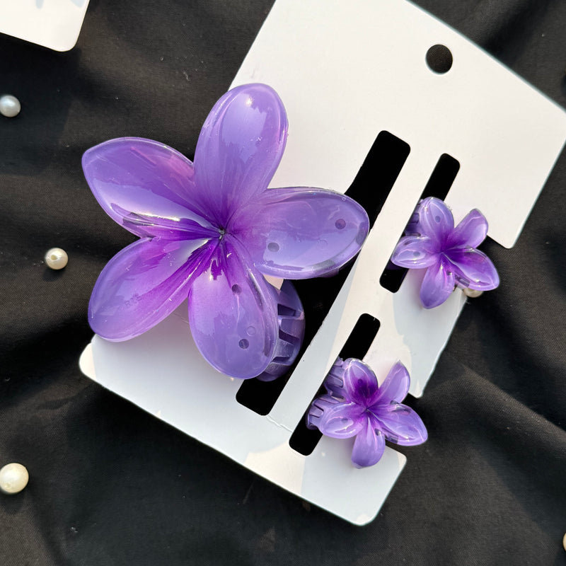 Flower claw Clip Set