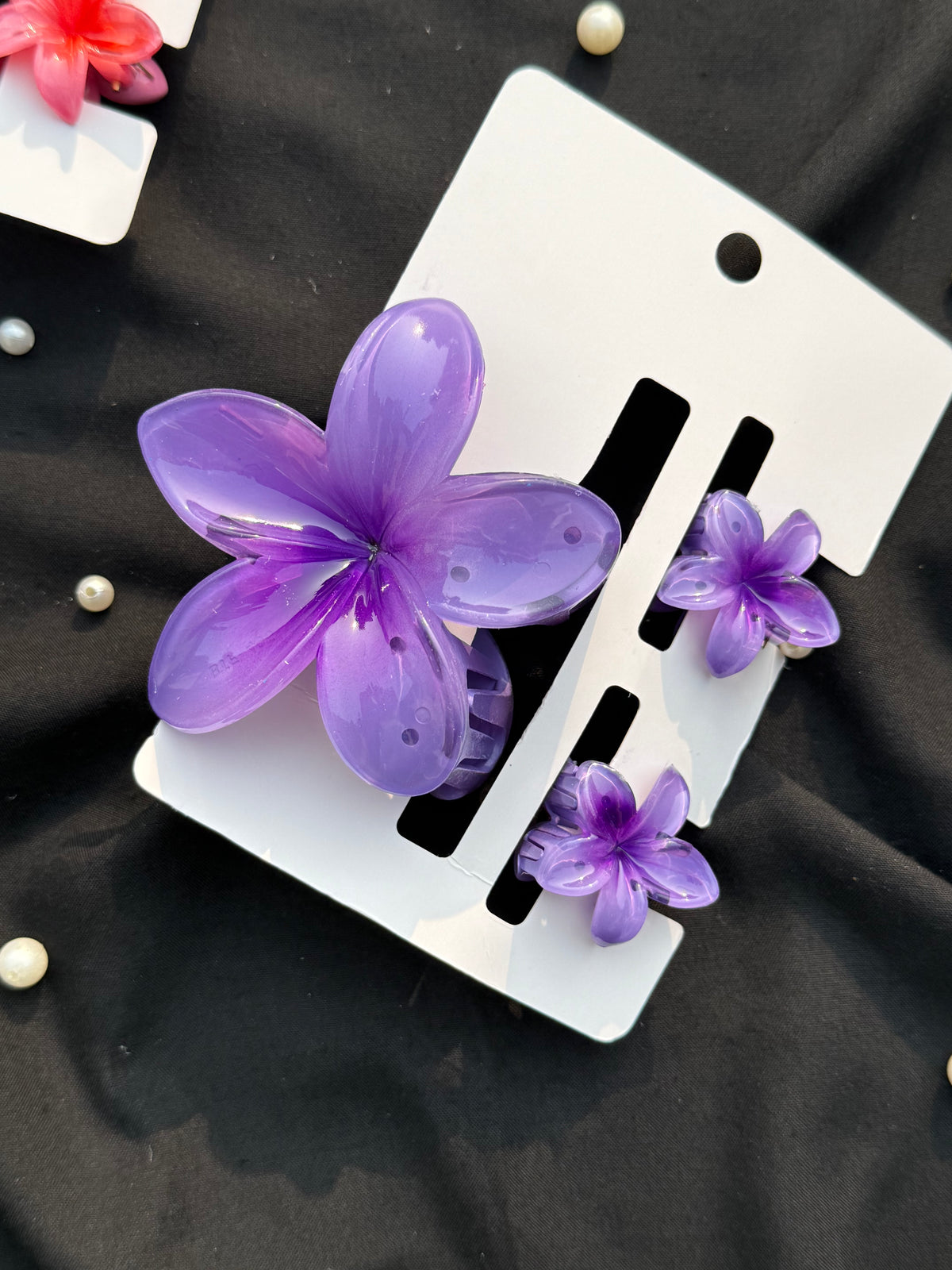 Flower claw Clip Set