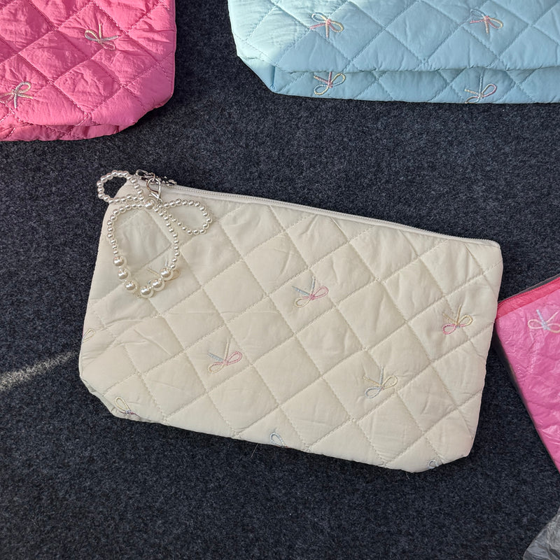 Pearl Bow Multipurpose Pouches