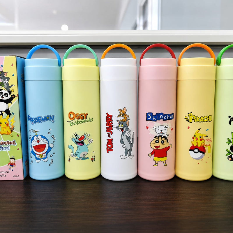 Cartoon Character Glass Bottles