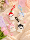 Cute Bunny pearl Bag charm