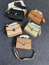 Wide Strap Scarf Sling Bag