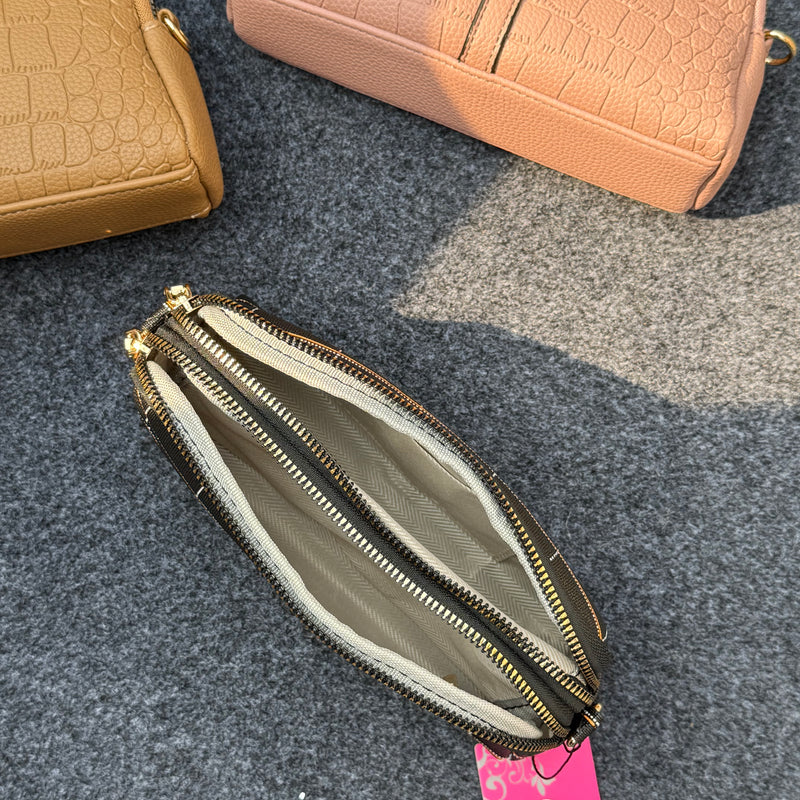 Double Compartment Wallet Sling