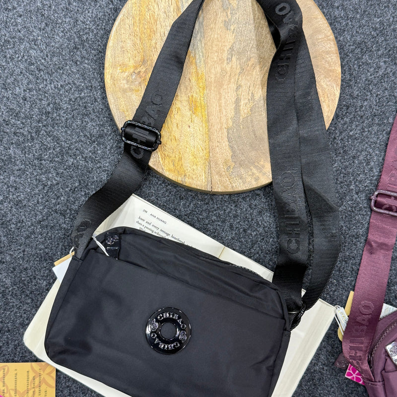 Two Compartment Spacious Crossbody Bag