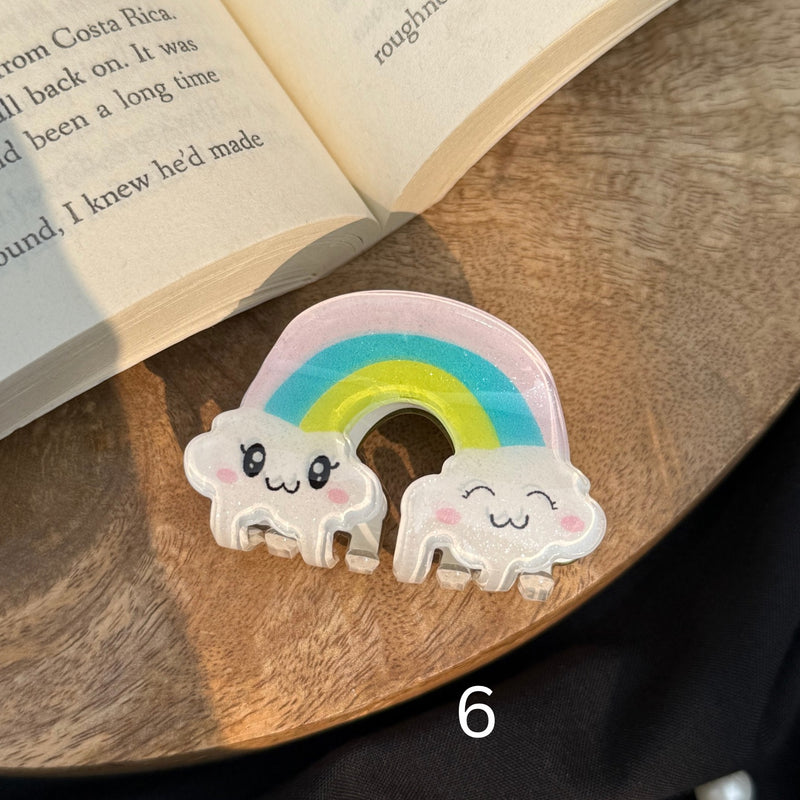 Rainbow  Acrylic Claw Clip