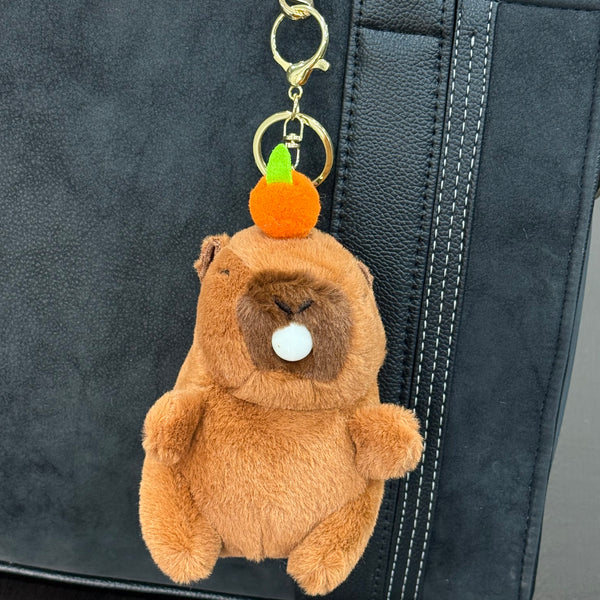Plushie BAG CHARM- Capybara (Inflatable Bubble)