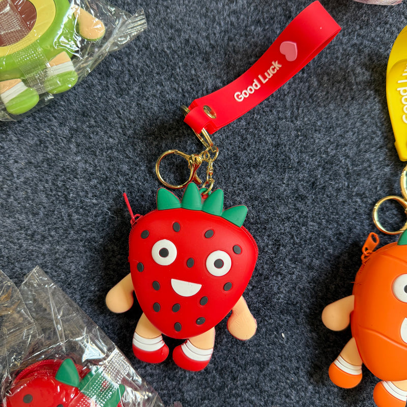 Fruity Mini Keychain Pouch