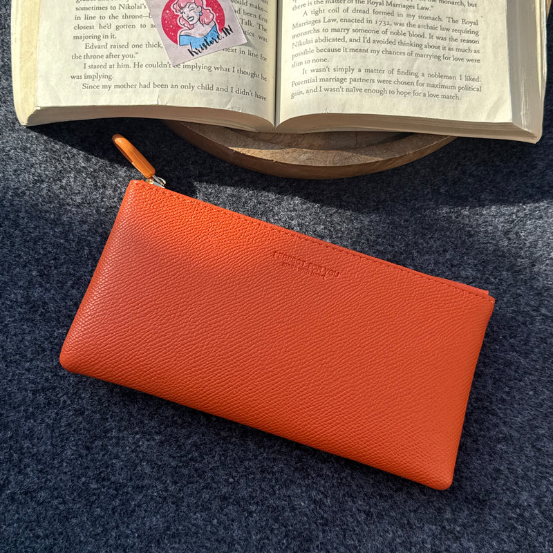 Long premium zipper wallet