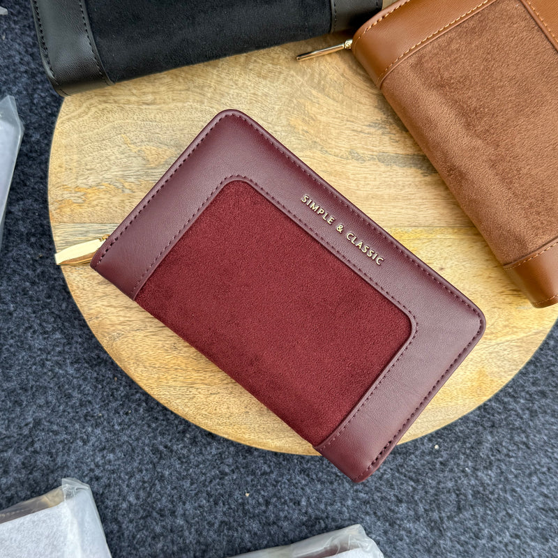Suede Medium Wallets