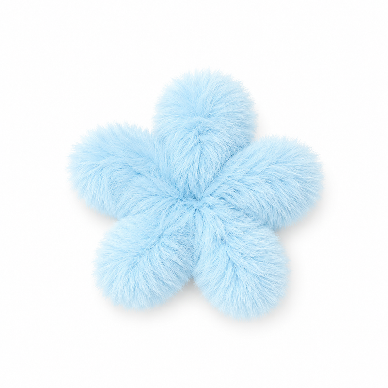 Flower Fur claw clip