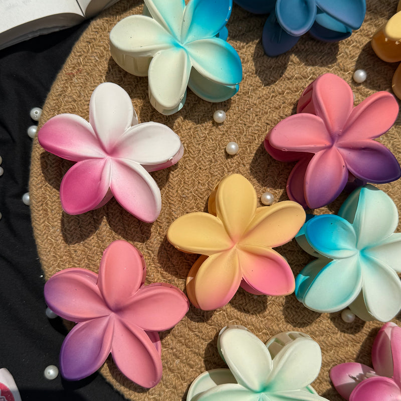 Matte Flower Claw Clip -LARGE