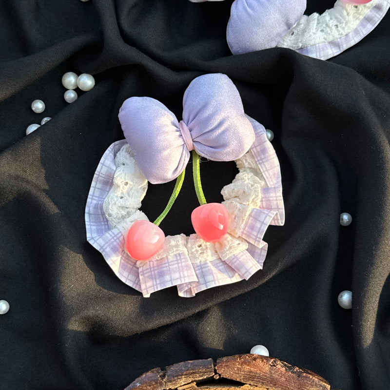Tulip Bow Scrunchie