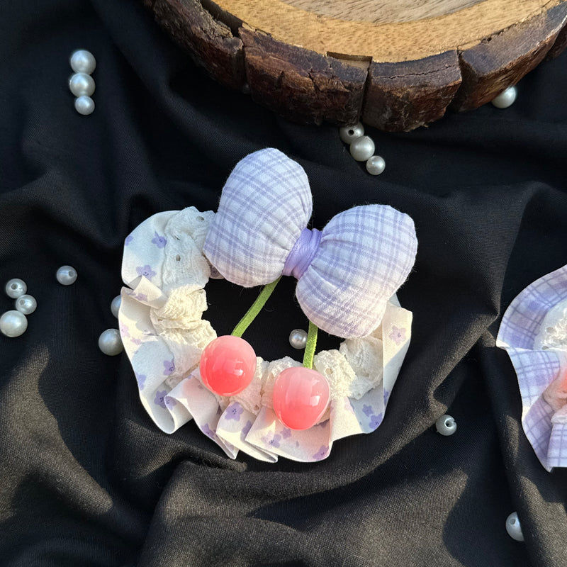 Tulip Bow Scrunchie