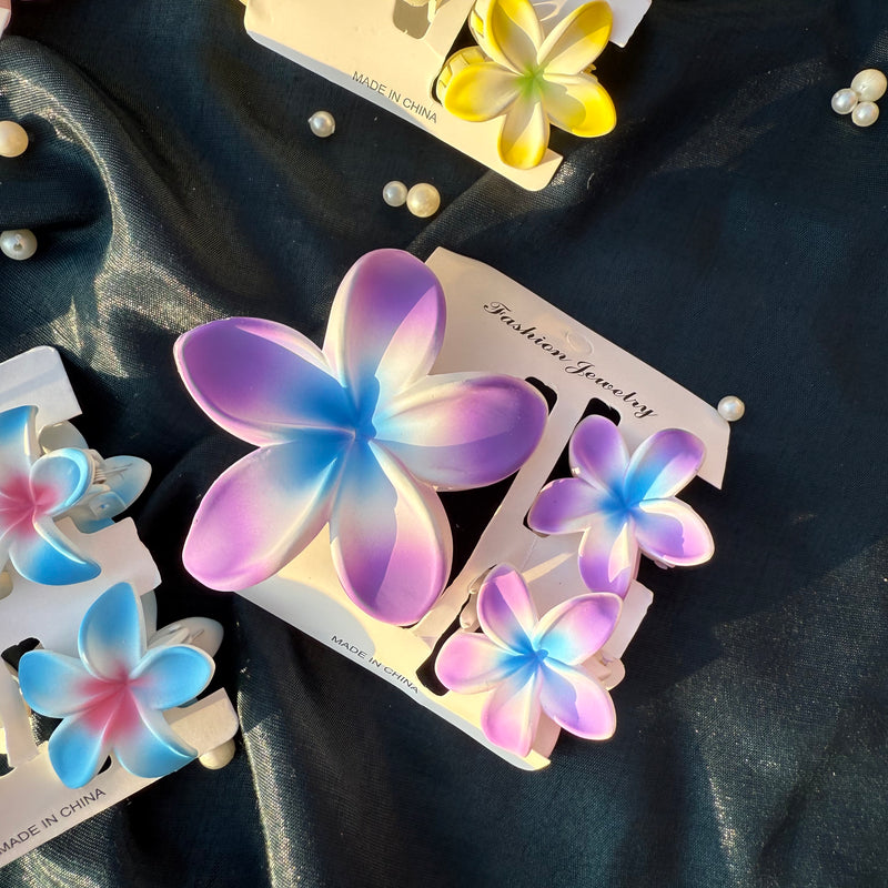 Flower Claw Clip Set