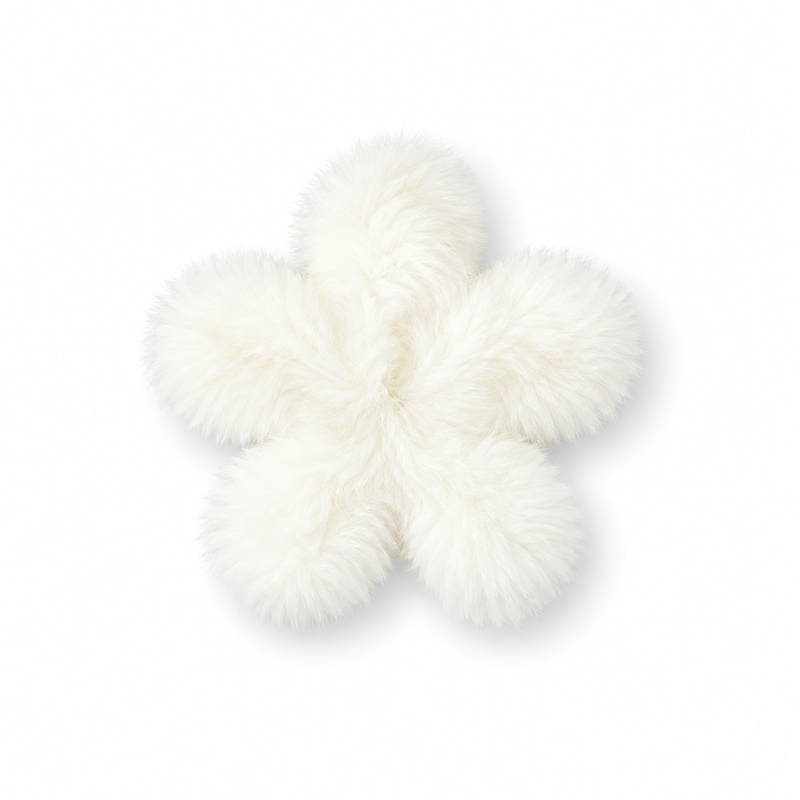 Flower Fur claw clip
