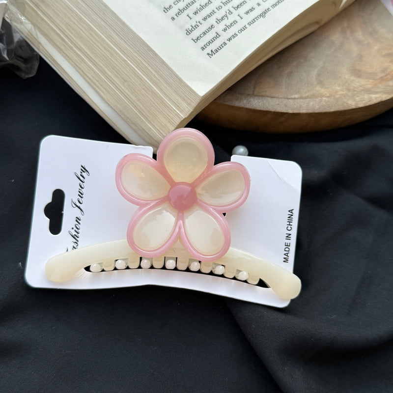 Floral Large Claw Clip