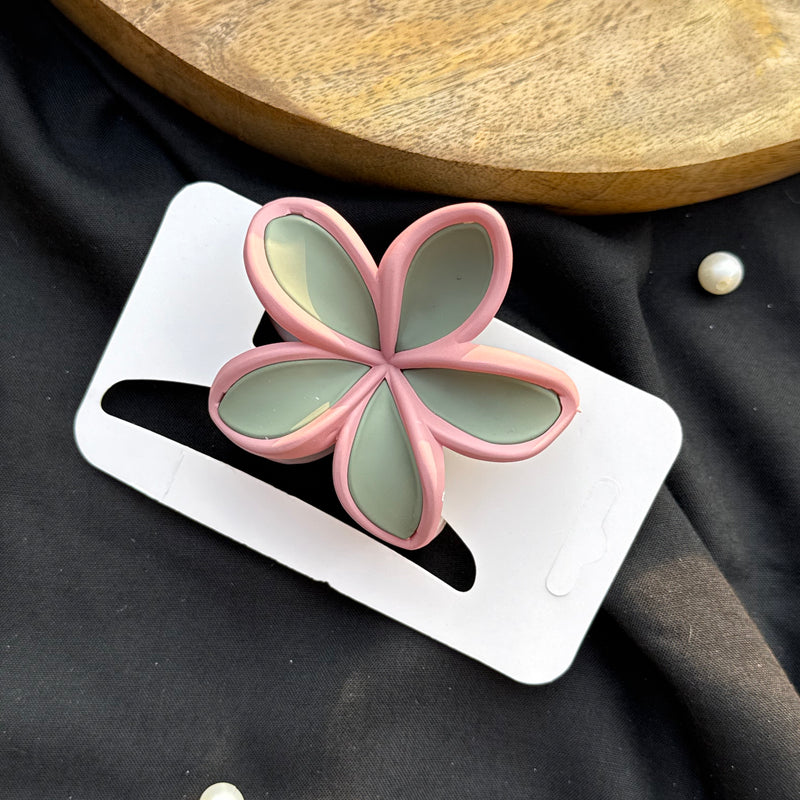 Matte Medium Flower Claw Clip