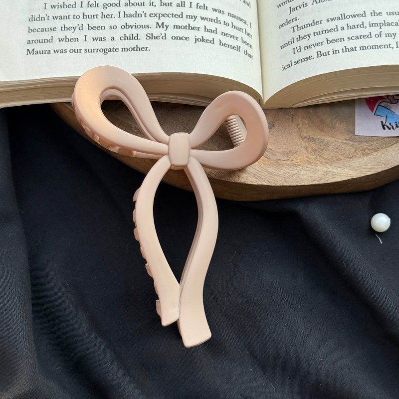 Pinteresty Large Bow Claw Clips- Matte